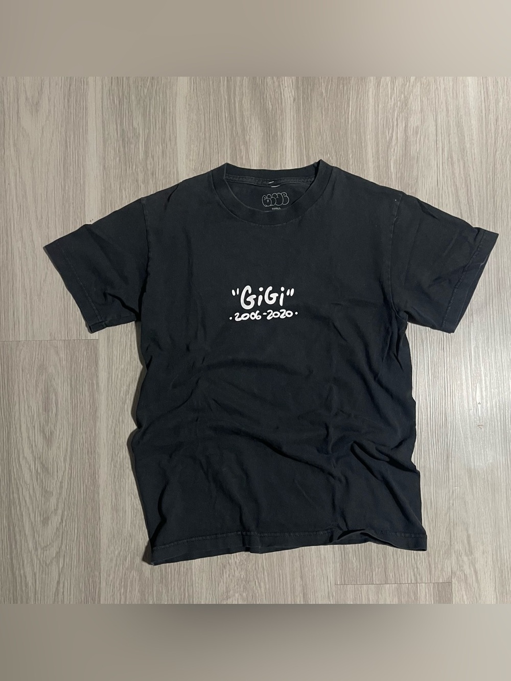 Black "GiGi" Bryant Remembrance Crewneck T-Shirt